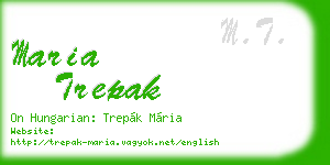 maria trepak business card